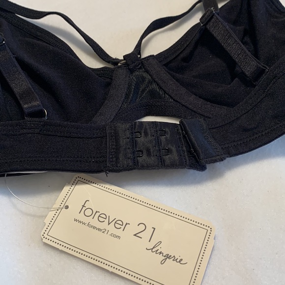 NWT Forever 21 Black Sexy Bra Size 34A - Picture 4 of 5
